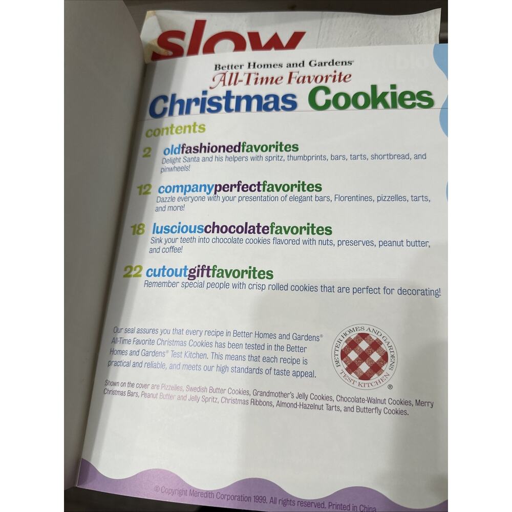 Better Homes and Gardens All-Time Favorite Christmas Cookies Cookbook - Picture 6 of 8